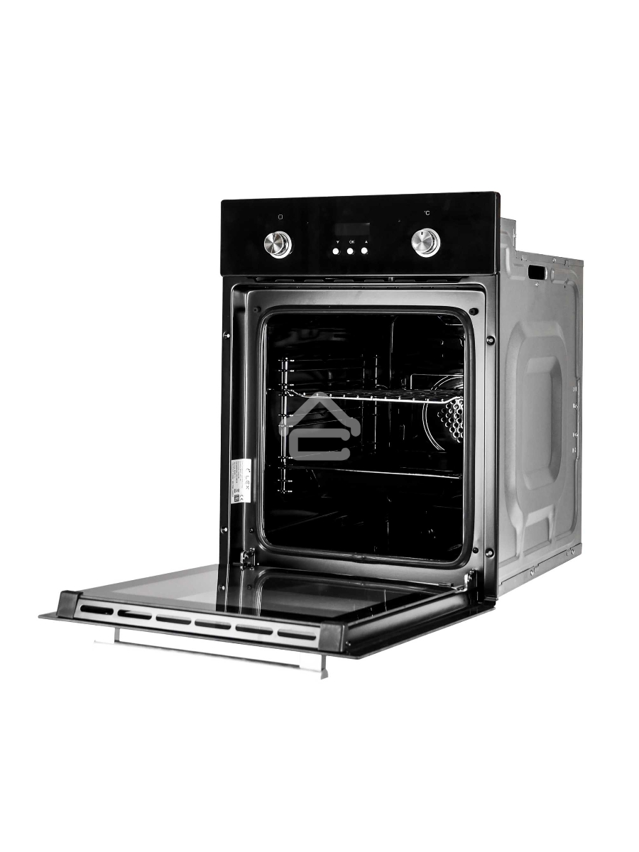 Духовой шкаф LEX EDP 4571 BLобъем 55л, LED таймер, 7 функций, встраиваемый