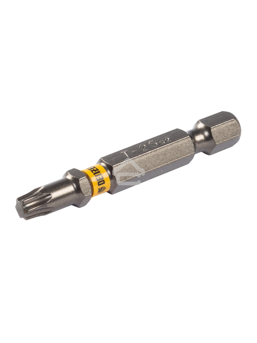Набор бит TORX 25х50, сталь S2, шестигранный профиль, 10 шт. Denzel