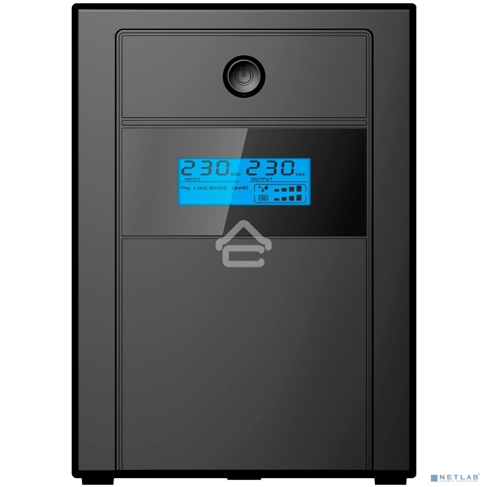 Источник бесперебойного питания Ippon Back Basic 1200 LCD Euro 720Вт 1200ВА черный