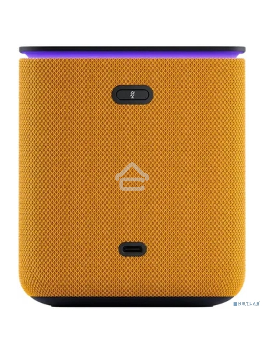 Умная колонка Яндекс Станция Миди, ZigBee, 24Вт, с голосовым ассистентом Алиса на YaGPT, оранжевый