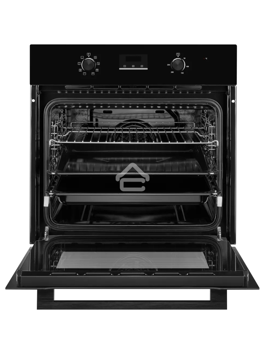 Встраиваемый духовой шкаф Kuppersberg HM 628 Black 60 см, 70 л, 8 режимов, гидролизная очистка, черный