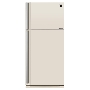 Холодильник Sharp SJ-XE55PMBE бежевый двухкамерный 388/148 л морозилка сверху
