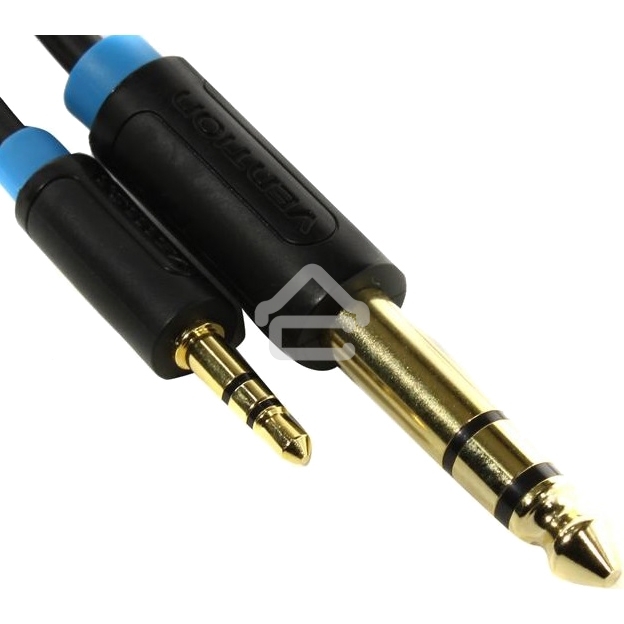 Кабель Vention аудио Jack 6,5 мм M/ 3,5 M - 5 м