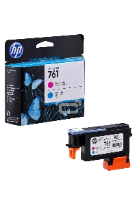 Картридж струйный HP 761 CH646A пурпурный/голубой печатающая головка для HP DJ T7100