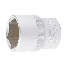 Головка торцевая, 17 мм, 6-гранная, CrV, под квадрат 1/2