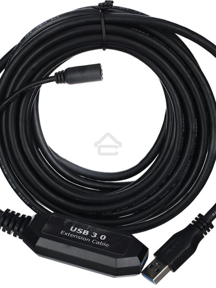 Кабель-адаптер USB3.0-repeater, удлинительный активный <Am-->Af> 5м VCOM