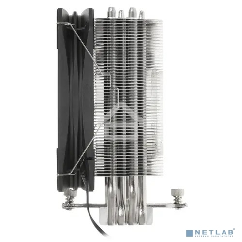 Кулер PCCooler Paladin 400 S115X/1200/1700/AM4 (20 шт/кор, TDP 200W, PWM FAN, 4 тепловые трубки 6мм, 800-1600RPM, 18-28,6dBa)