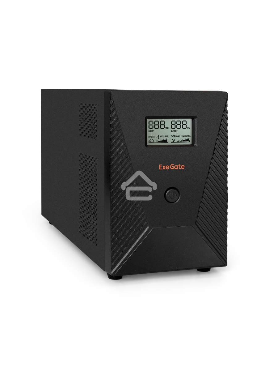 Источник бесперебойного питания ExeGate EP287659RUS SpecialPro Smart LLB-3000.LCD.AVR.C13.RJ.USB <3000VA/1800W, LCD, AVR, 6*IEC-C13, RJ45/11, USB, Black>