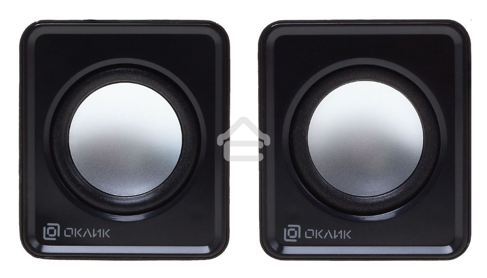 Акустическая система Oklick OK-331 2.0 черный 6Вт