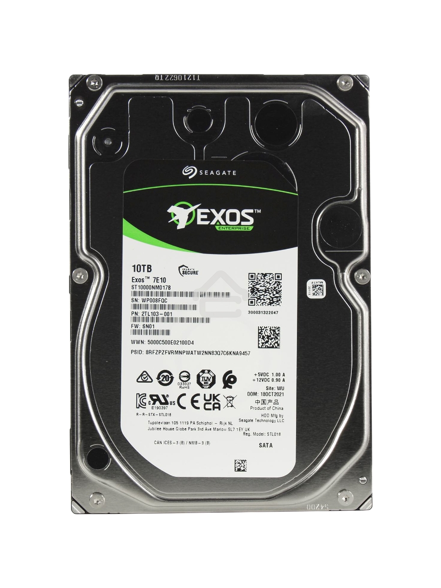 Жесткий диск Seagate SATA 10TB 7200RPM 6GB/S 256MB ST10000NM017B