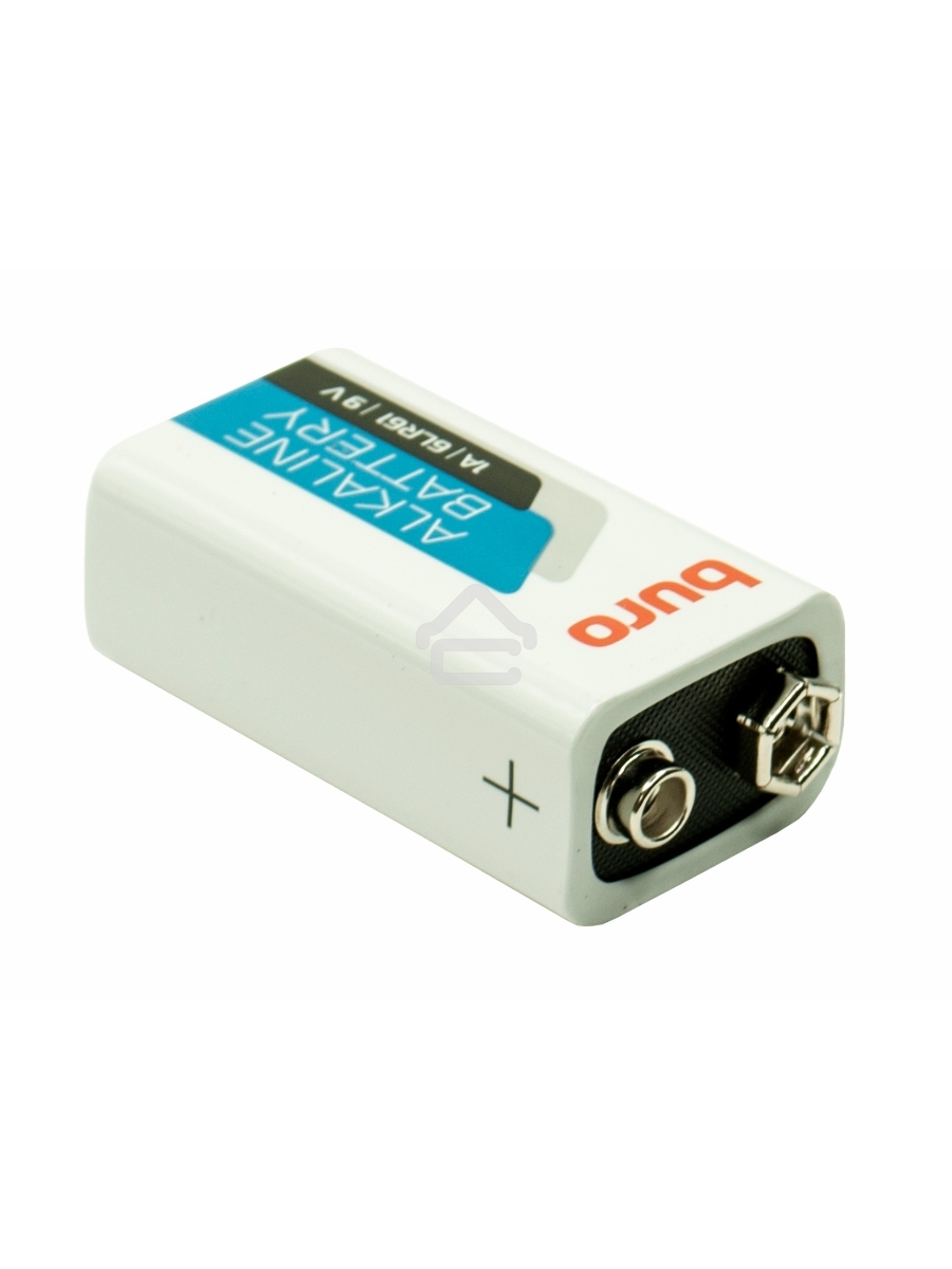 Батарея Buro Alkaline 6LR61 9V (1шт) блистер
