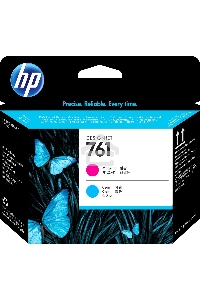 Картридж струйный HP 761 CH646A пурпурный/голубой печатающая головка для HP DJ T7100
