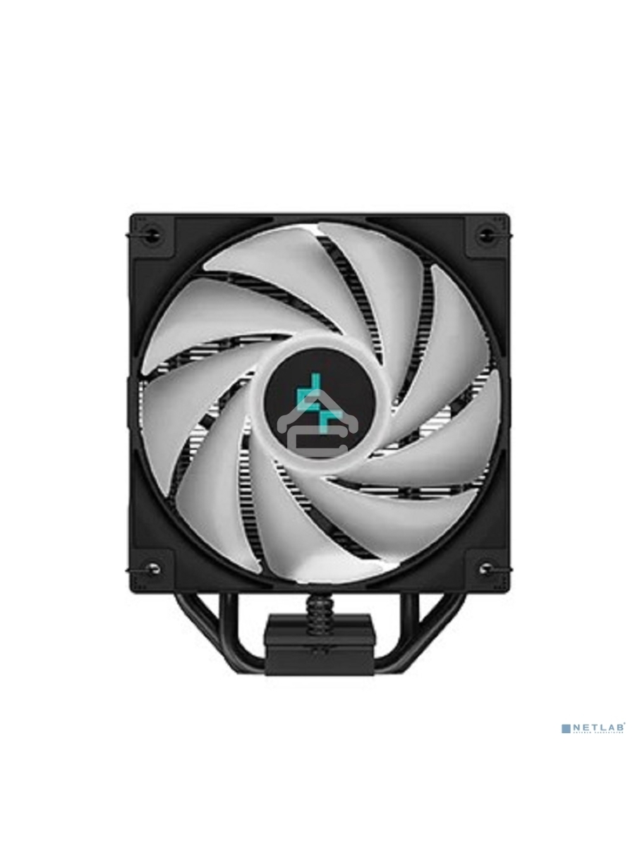 Кулер для процессора DEEPCOOL AG400 BK ARGB черный, 120 мм, алюминий/медь, 2000 об/мин, 31.6 дБ, 4 pin, 220 Вт, 150 мм