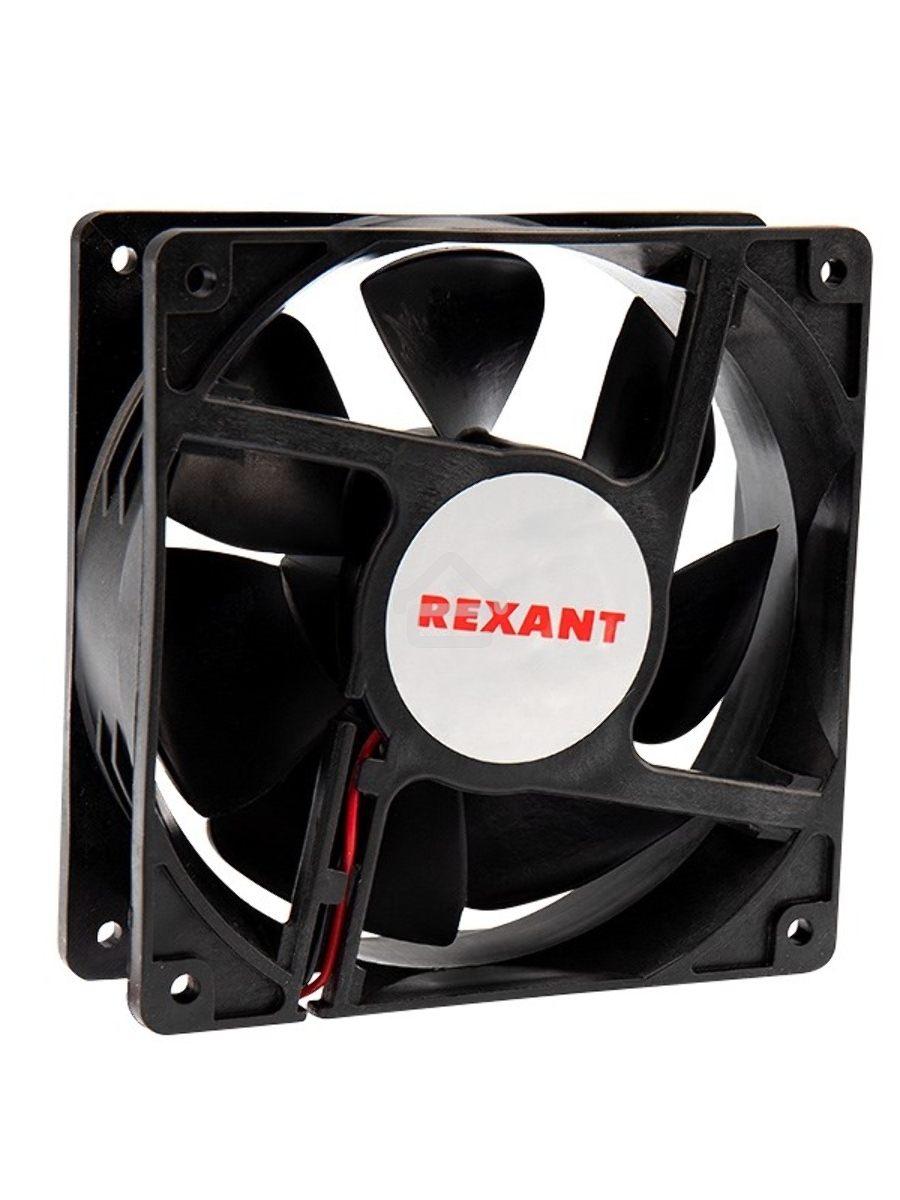 Вентилятор для корпуса Rexant RХ 12038HS 24 VDC черный, 120 мм, 2500 об/мин, 40 дБ, 2 pin