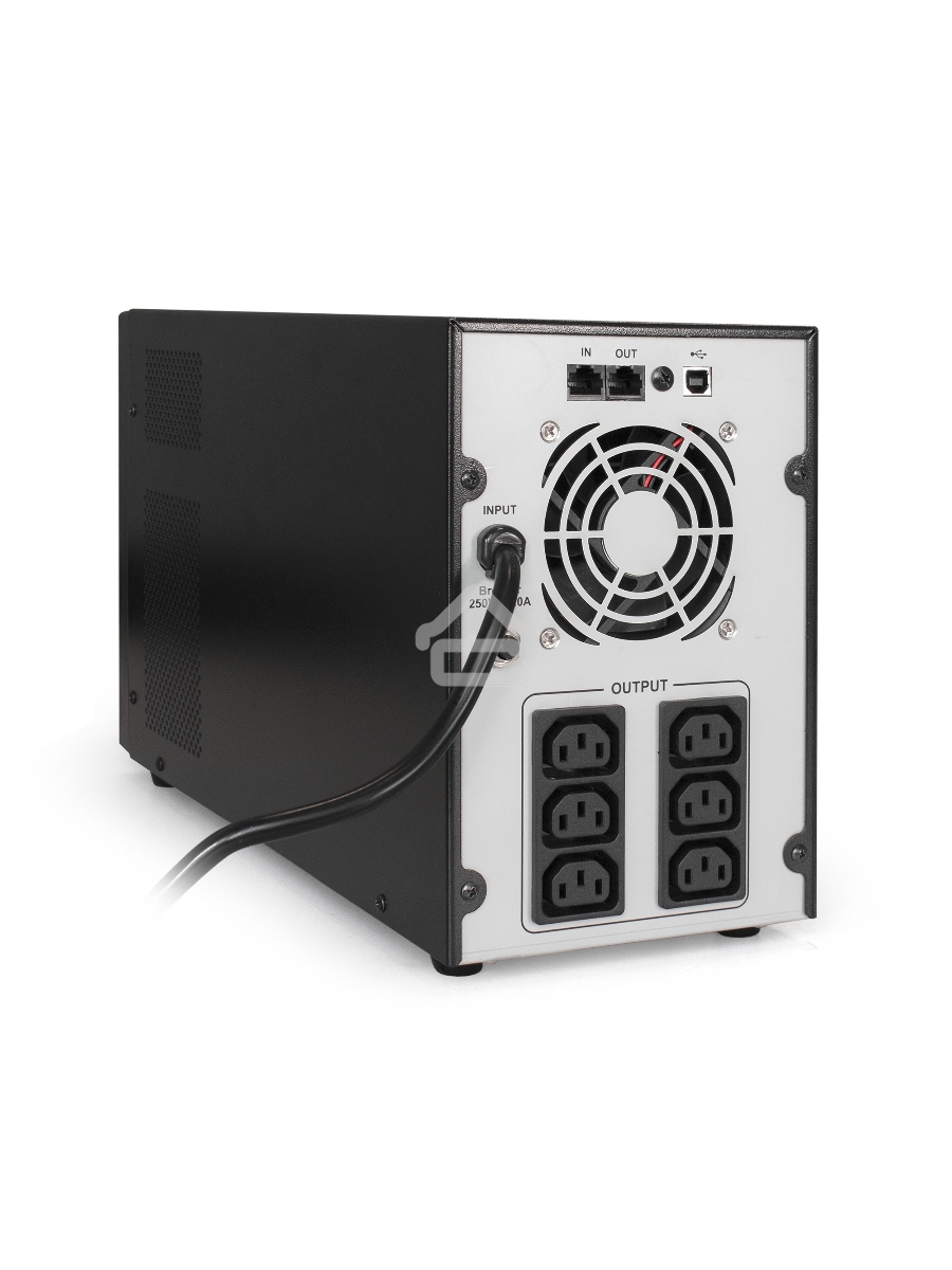 Источник бесперебойного питания ExeGate EP287659RUS SpecialPro Smart LLB-3000.LCD.AVR.C13.RJ.USB <3000VA/1800W, LCD, AVR, 6*IEC-C13, RJ45/11, USB, Black>