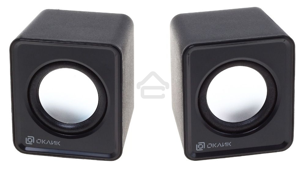 Акустическая система Oklick OK-331 2.0 черный 6Вт