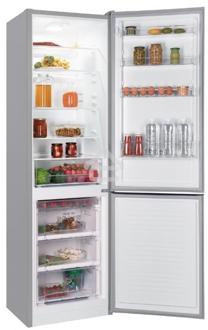 Холодильник Nordfrost NRB 162NF X нержавеющая сталь двухкамерный 205/105 л морозилка снизу