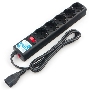 Сетевой фильтр Power Cube SPG5-В1 PC 0,5м, 5р, черн. 10А, UPS(C14), SPG5-В1