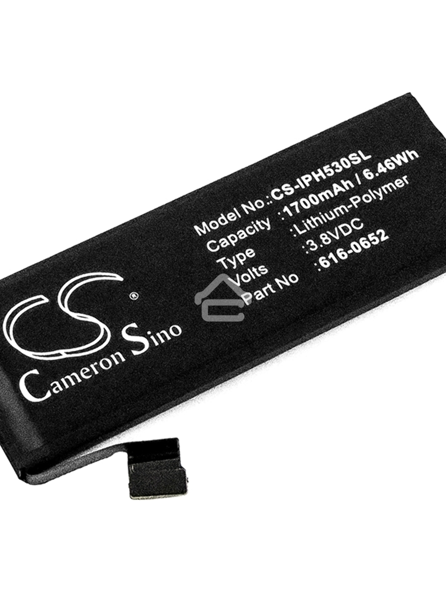 Аккумулятор CameronSino CS-IPH530SL для iPhone 5S 3.8V / 1700mAh / 6.46Wh