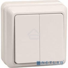 Выключатель Iek EVO20-K33-10-DC ВС20-2-0-ОКм 2кл 10А откр.уст. ОКТАВА (кремовый)