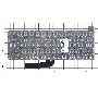 Клавиатура для ноутбука Apple MacBook Pro 13 Retina A2251 Mid 2020 плоский Enter