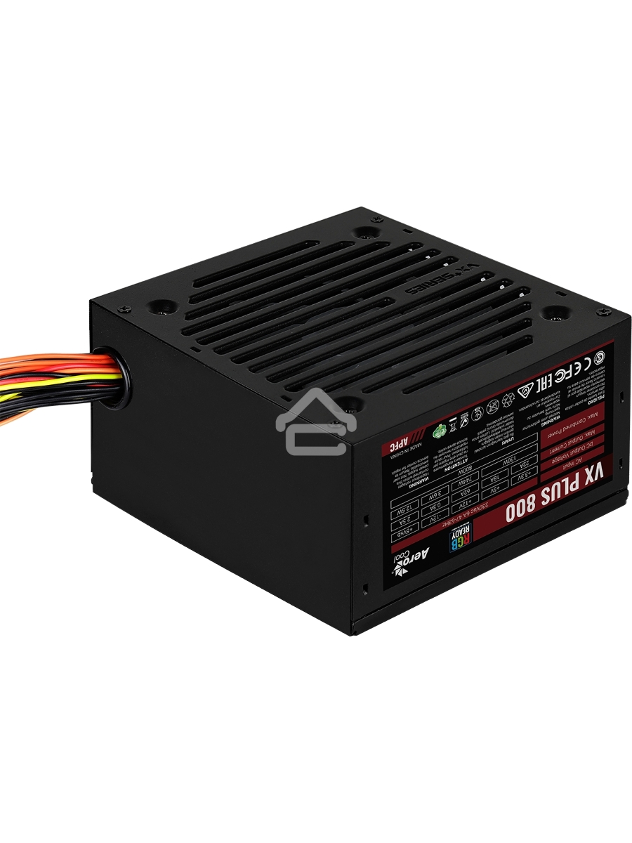 Блок питания Aerocool / Formula VX PLUS 800 RGB, 800Вт, 120мм, черный
