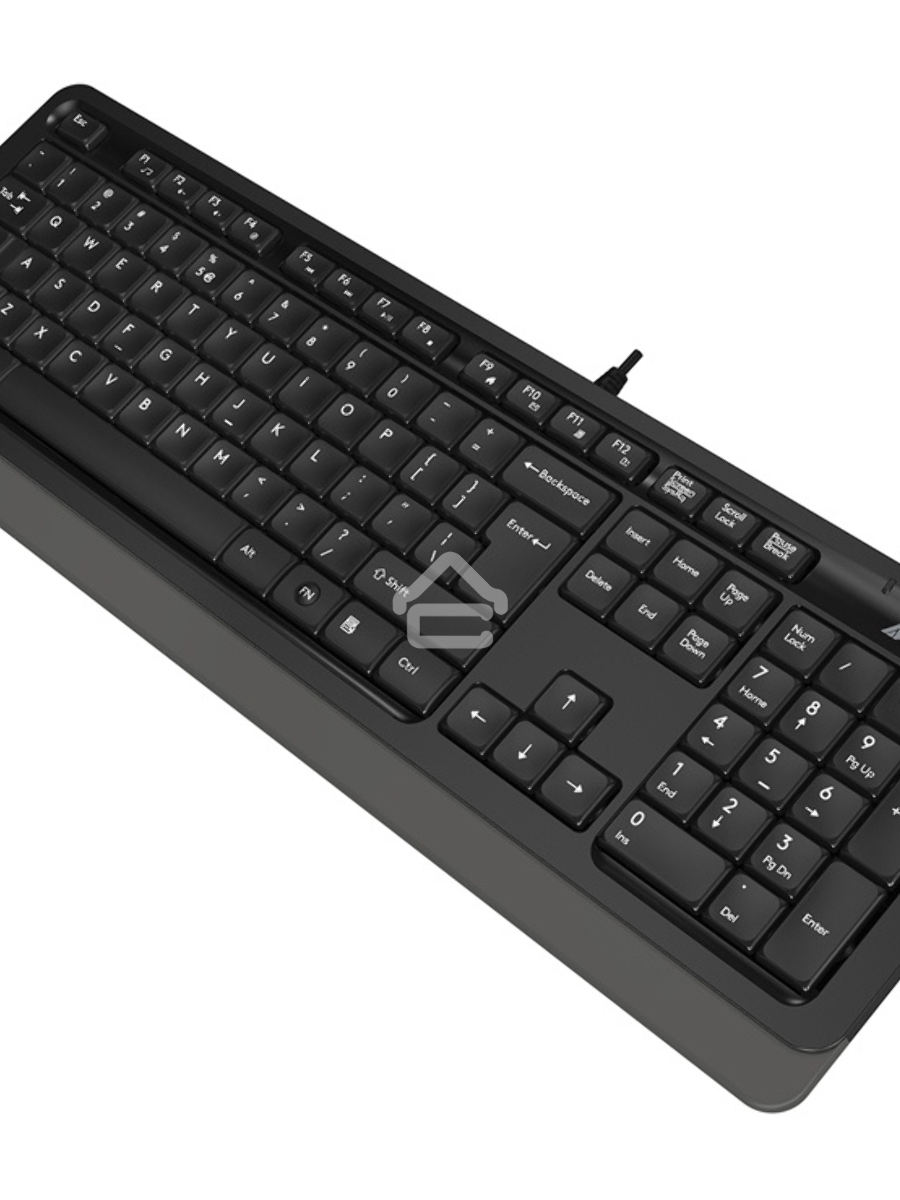 Клавиатура A4Tech Fstyler FK10 проводная, USB, черный/серый