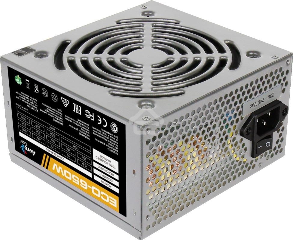 Блок питания Aerocool / Formula ECO-650W, 650Вт, 120мм, серый
