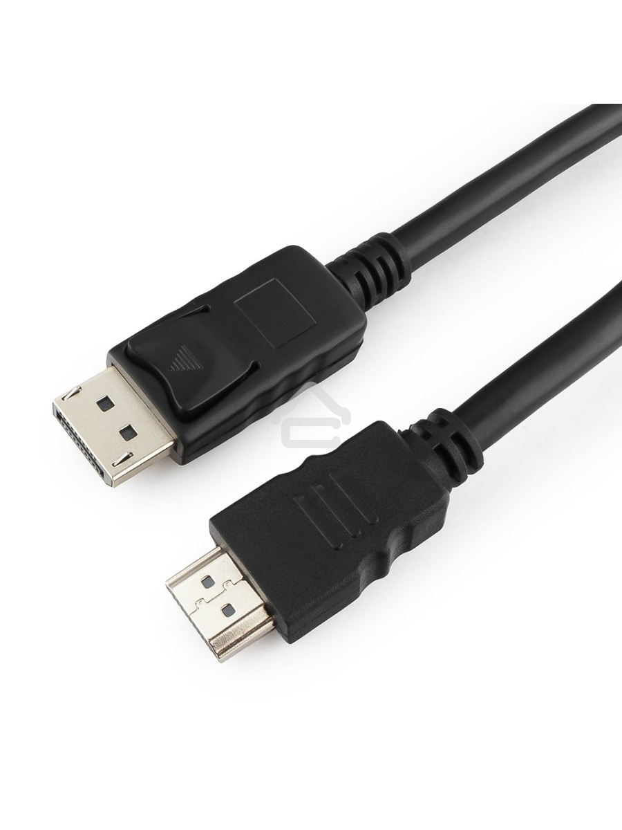 Кабель CablexpertDisplayPort->HDMI, 5м, 20M/19M, черный, экран, пакет