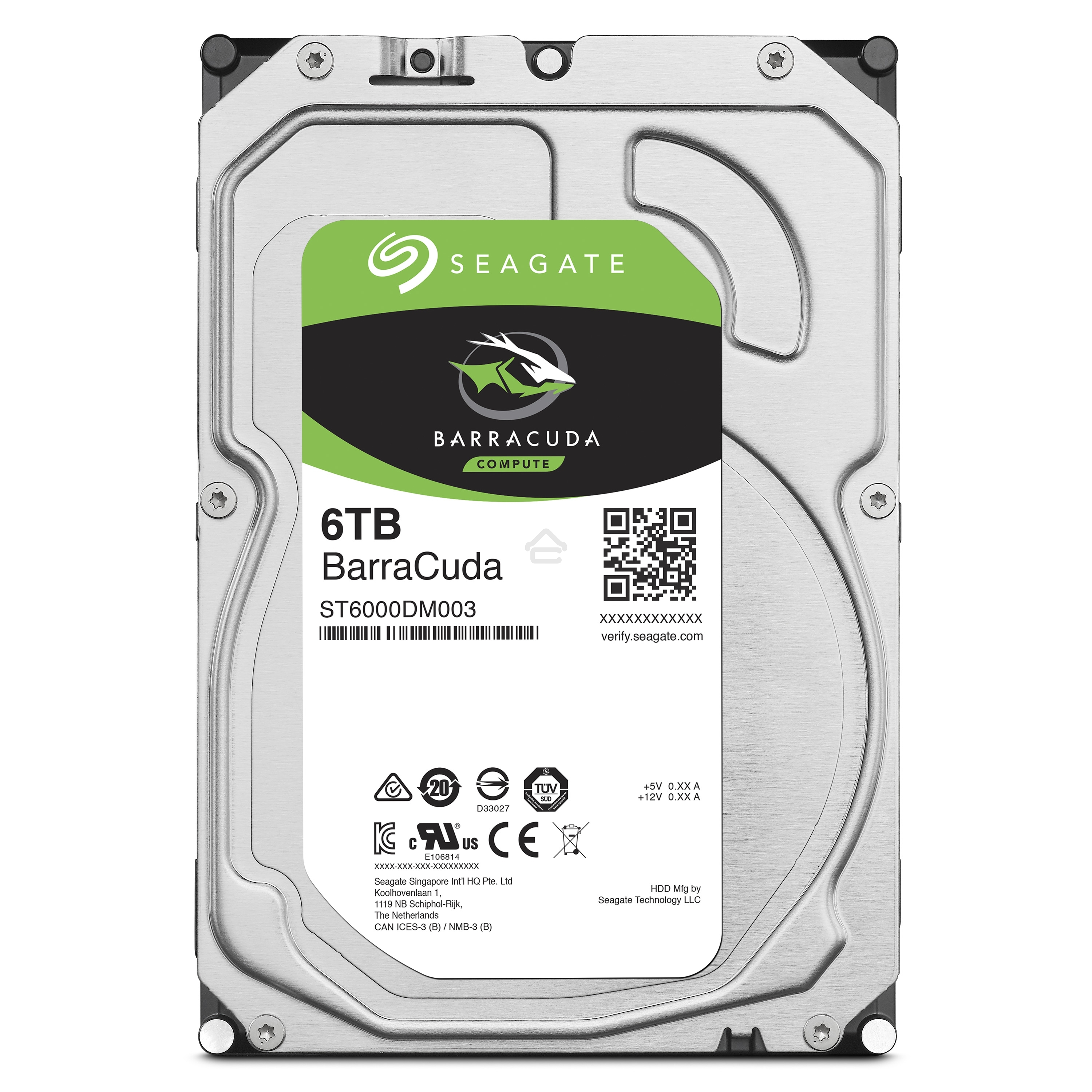 Жесткий диск Seagate 6Tb 5400rpm SATA 6GB/S 256MB ST6000DM003 Seagate Barracuda 3.5
