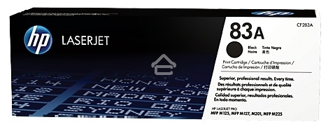 Тонер Картридж HP 83A CF283A черный для HP LJ Pro M125nw/M127fw (1500стр.)