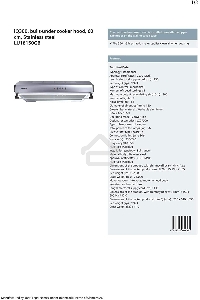 Вытяжка для настенного монтажа Siemens iQ300 LU16150GB, ширина 60см, нержавеющая сталь