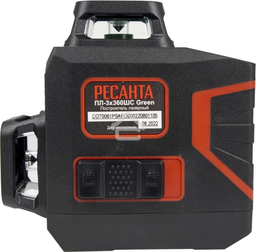 Лазерный уровень Ресанта ПЛ-3Х360ШС Green