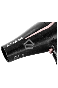 Фен SunWind SUHD 550 2200Вт черный/розовое золото