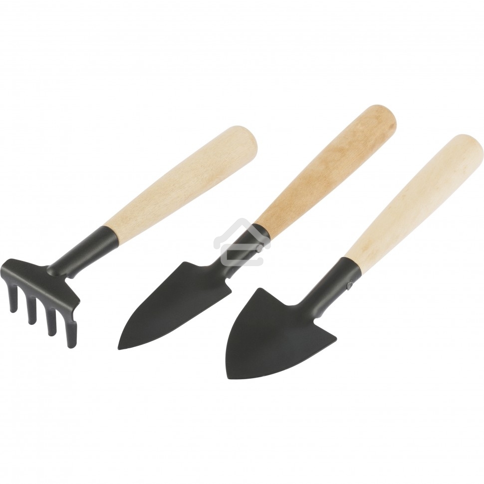 Набор по уходу за комнатными растениями Palisad деревянные рукоятки, 3 предмета