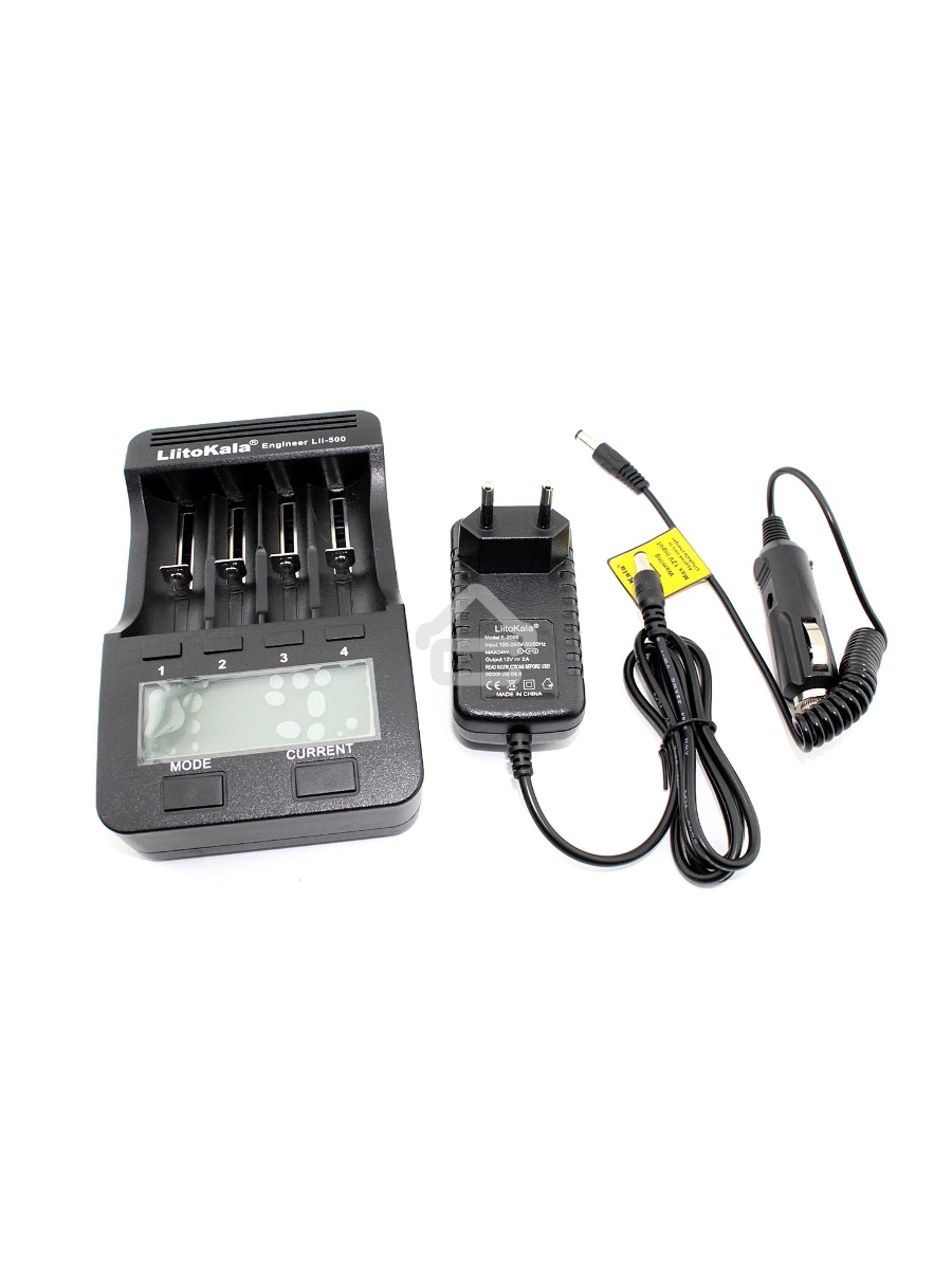 Зарядное устройство LiitoKala Lii-500 + CAR charger 12V