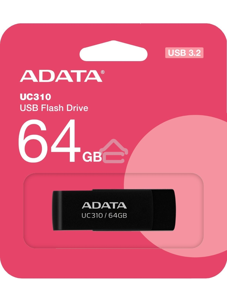 Флеш диск ADATA USB3 64GB UC310-64G-RBK