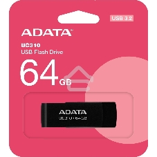 Флешка USB ADATA UC310 (UC310-64G-RBK), 64Gb, USB 3.2, R/W 100/30, черный