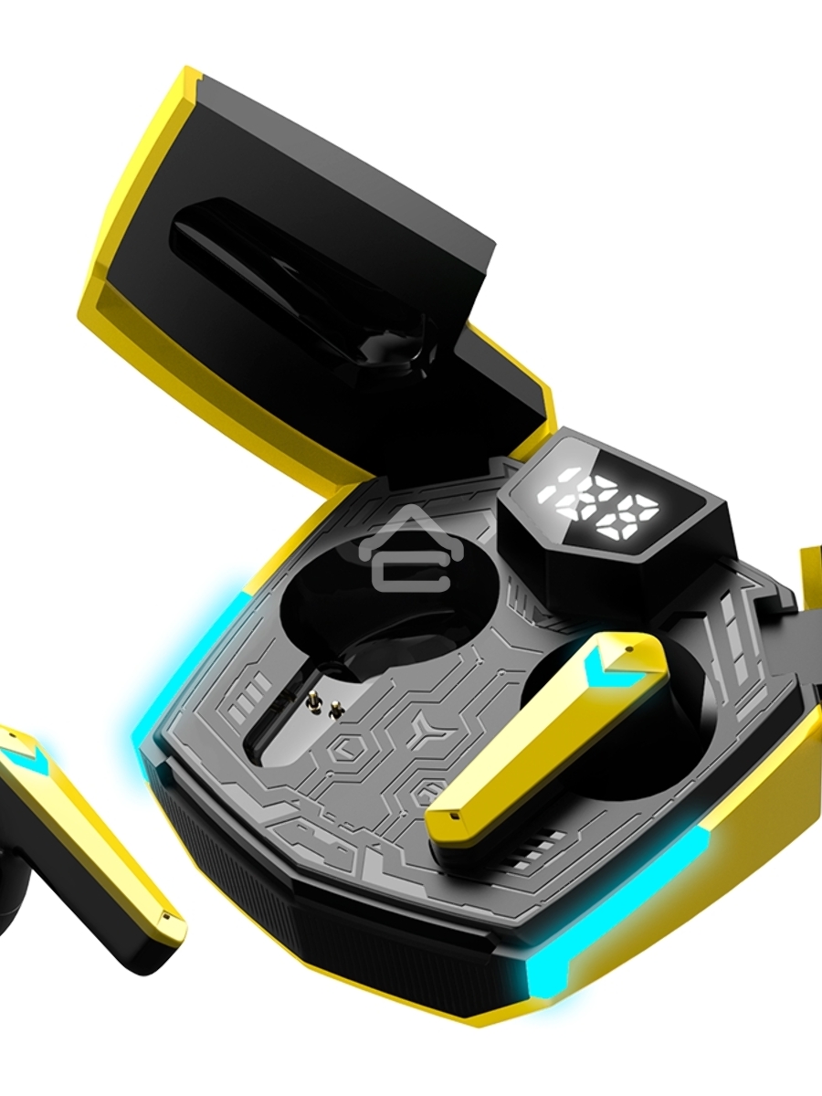 Наушники игровые CANYON headset Doublebee GTWS-2 Gaming Yellow