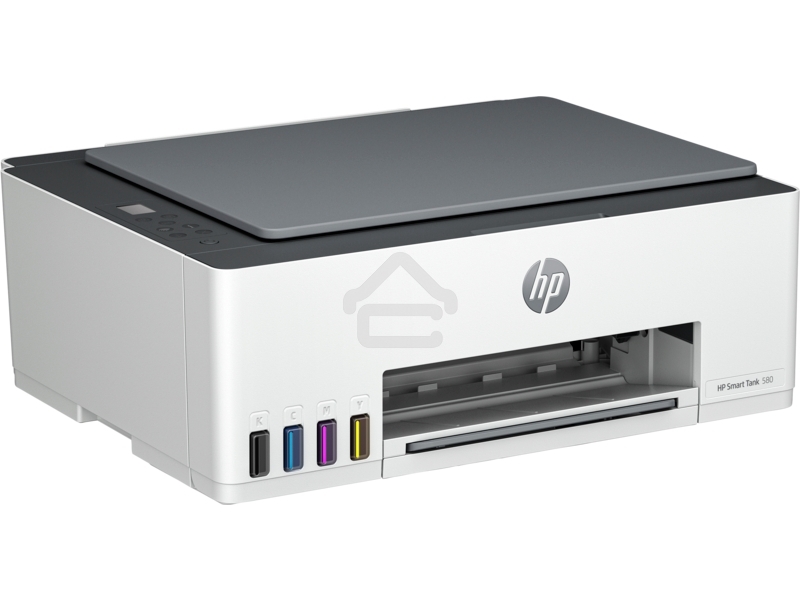 МФУ струйный HP Smart Tank 580 AiO (1F3Y2A), A4, цветной, печ. до 22 стр/мин. (ч/б) до 16 стр/мин. (цвет), 1200 x 1200 dpi, USB, Wi-Fi, Air Print, Mopria