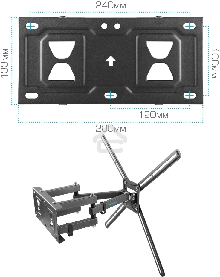 Кронштейн для телевизора Kromax CORBEL-9, 32