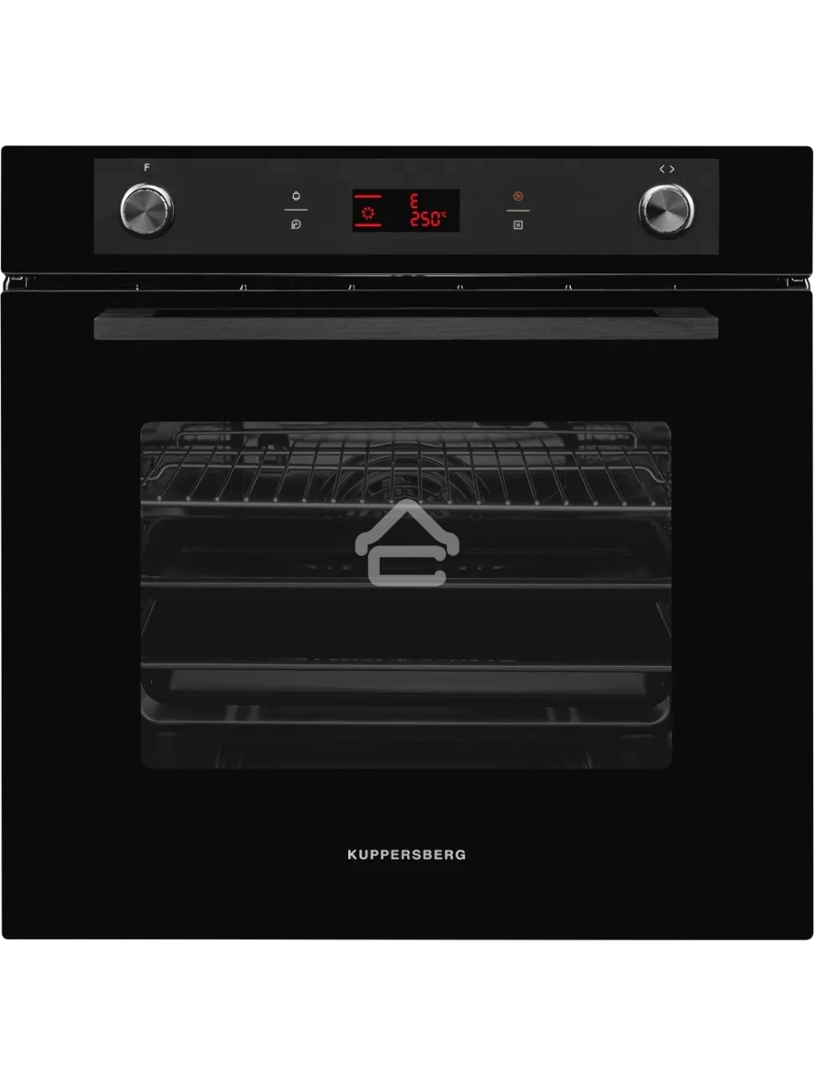 Встраиваемый духовой шкаф Kuppersberg HM 639 Black 60 см, 70 л, 9 режимов, гидролизная очистка, черный