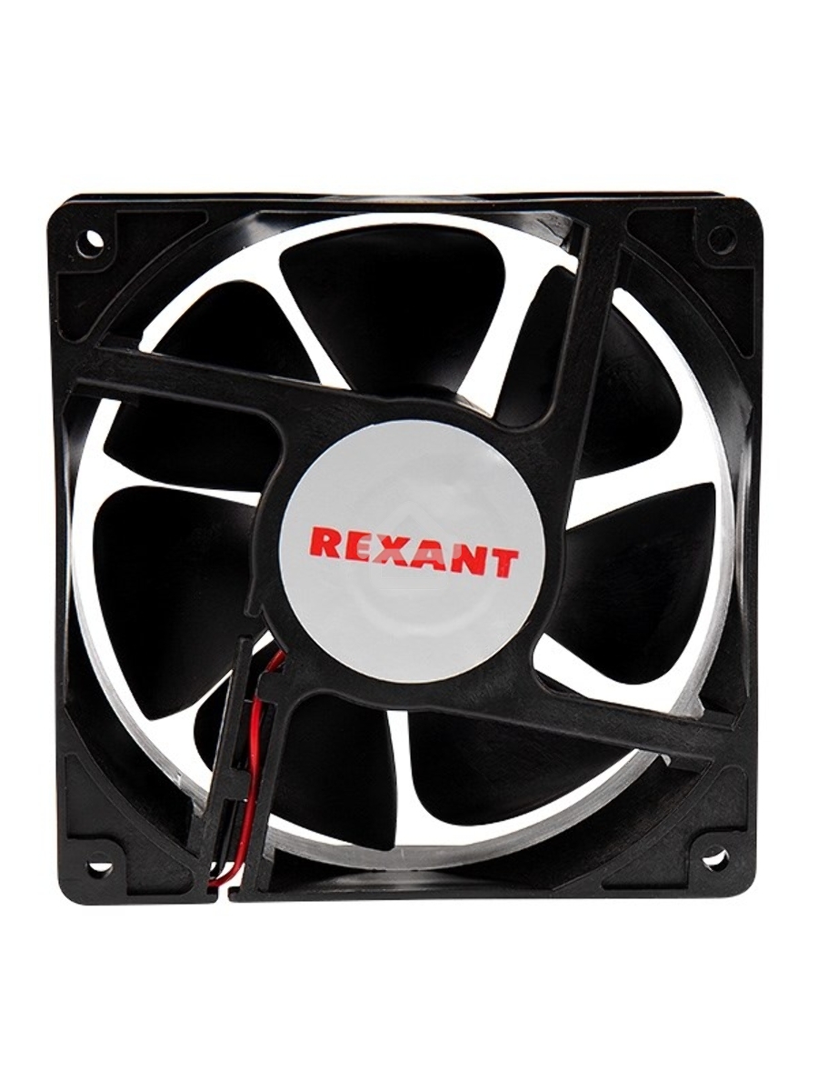 Вентилятор для корпуса Rexant RХ 12038HS 24 VDC черный, 120 мм, 2500 об/мин, 40 дБ, 2 pin