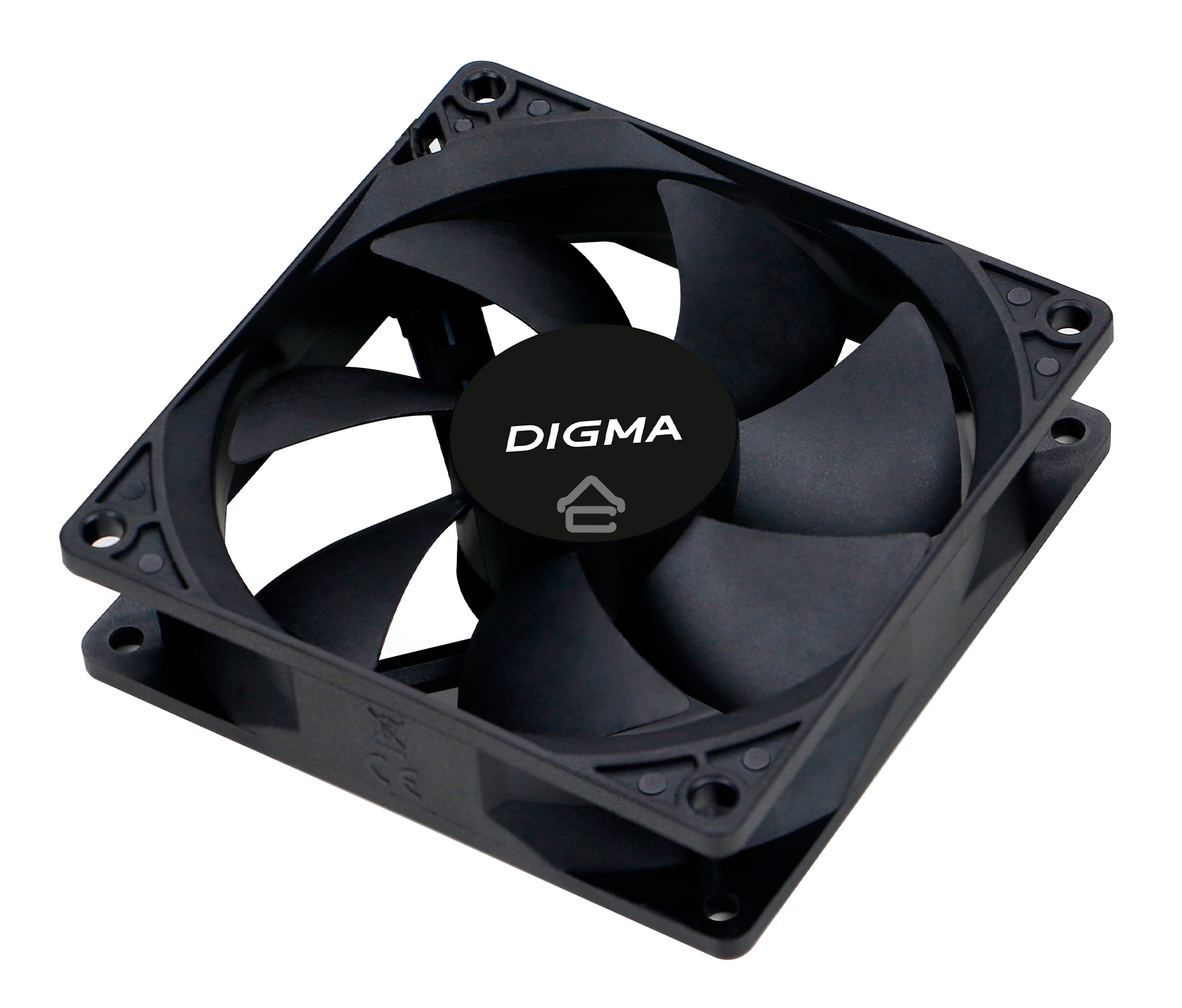 Вентилятор для корпуса Digma DFAN-90 черный, 90 мм, 1800 об/мин, 23 дБ, 3 pin