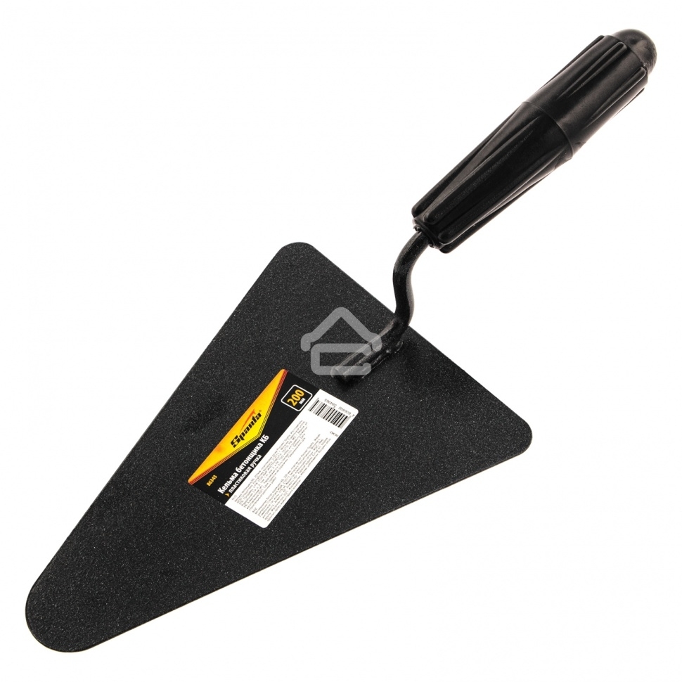 Кельма бетонщика КБ, 200мм, пластиковая ручка Россия Sparta