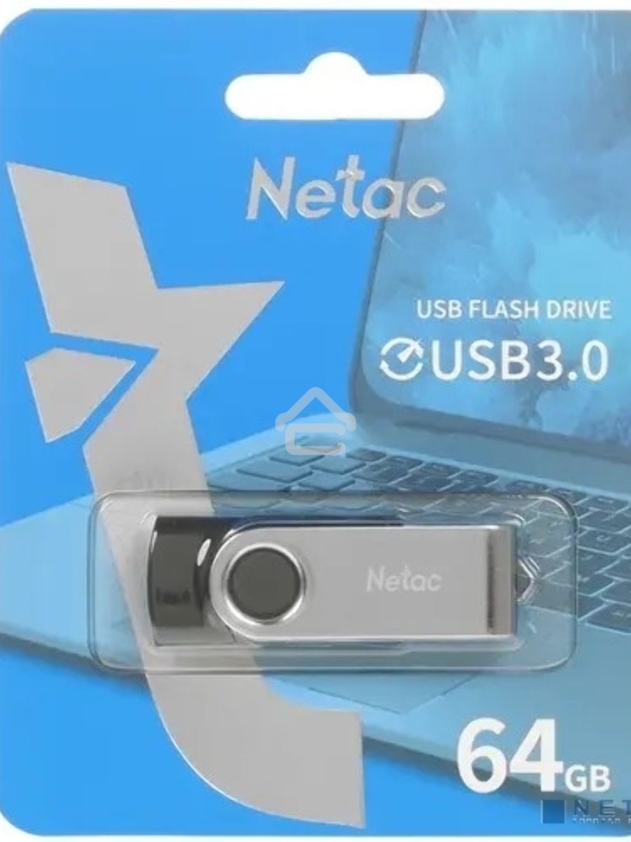 Флеш диск Netac U505 64Gb <NT03U505N-064G-30BK>, USB3.0