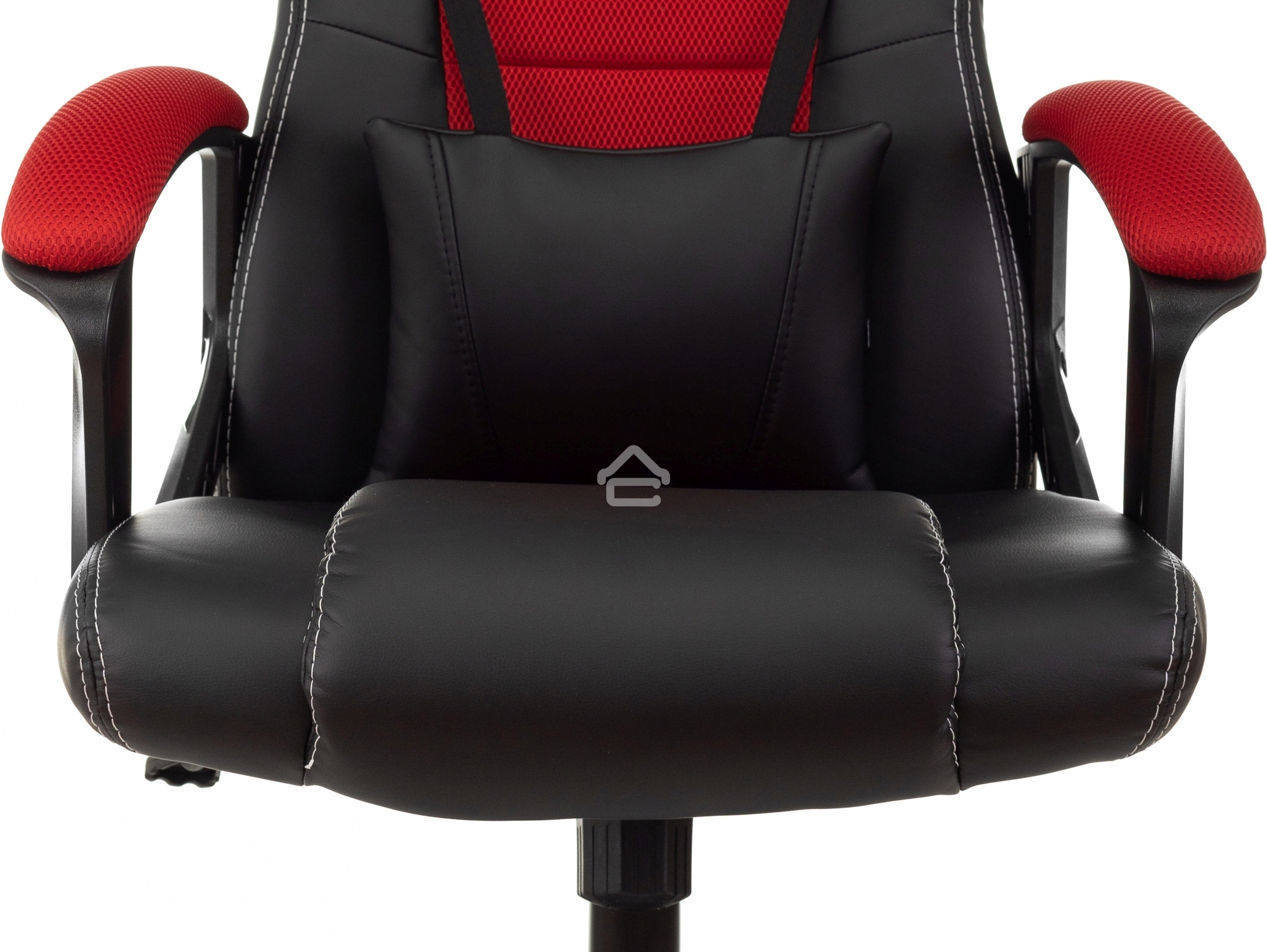 Кресло игровое Бюрократ Zombie Arena черный/красный