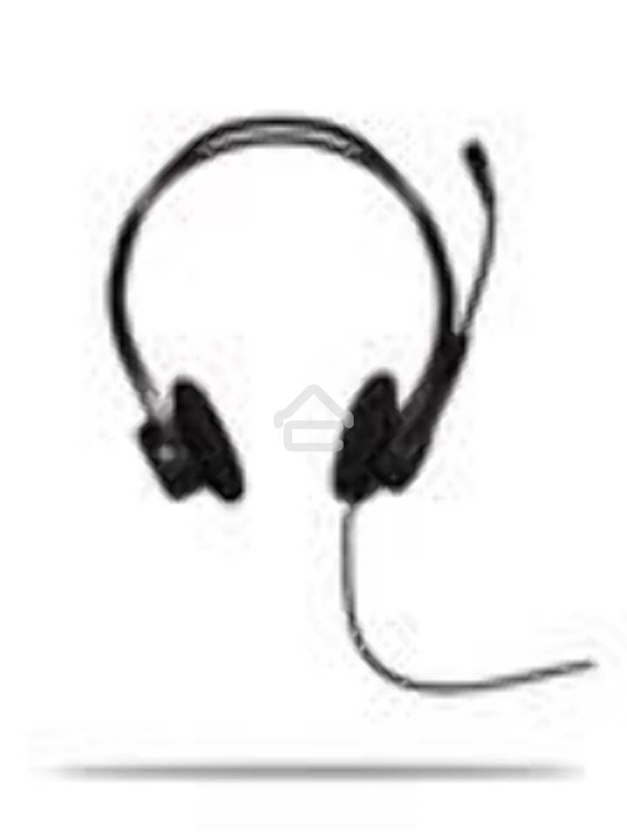 Наушники с микрофоном Logitech 960 черный 2.4м накладные оголовье (981-000100)