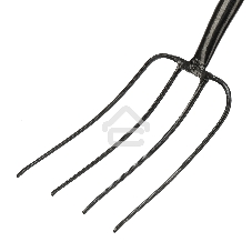 Вилы 4-рогие Palisad сенные, кованые, 210х340х1260 мм, деревянный лакированный черенок