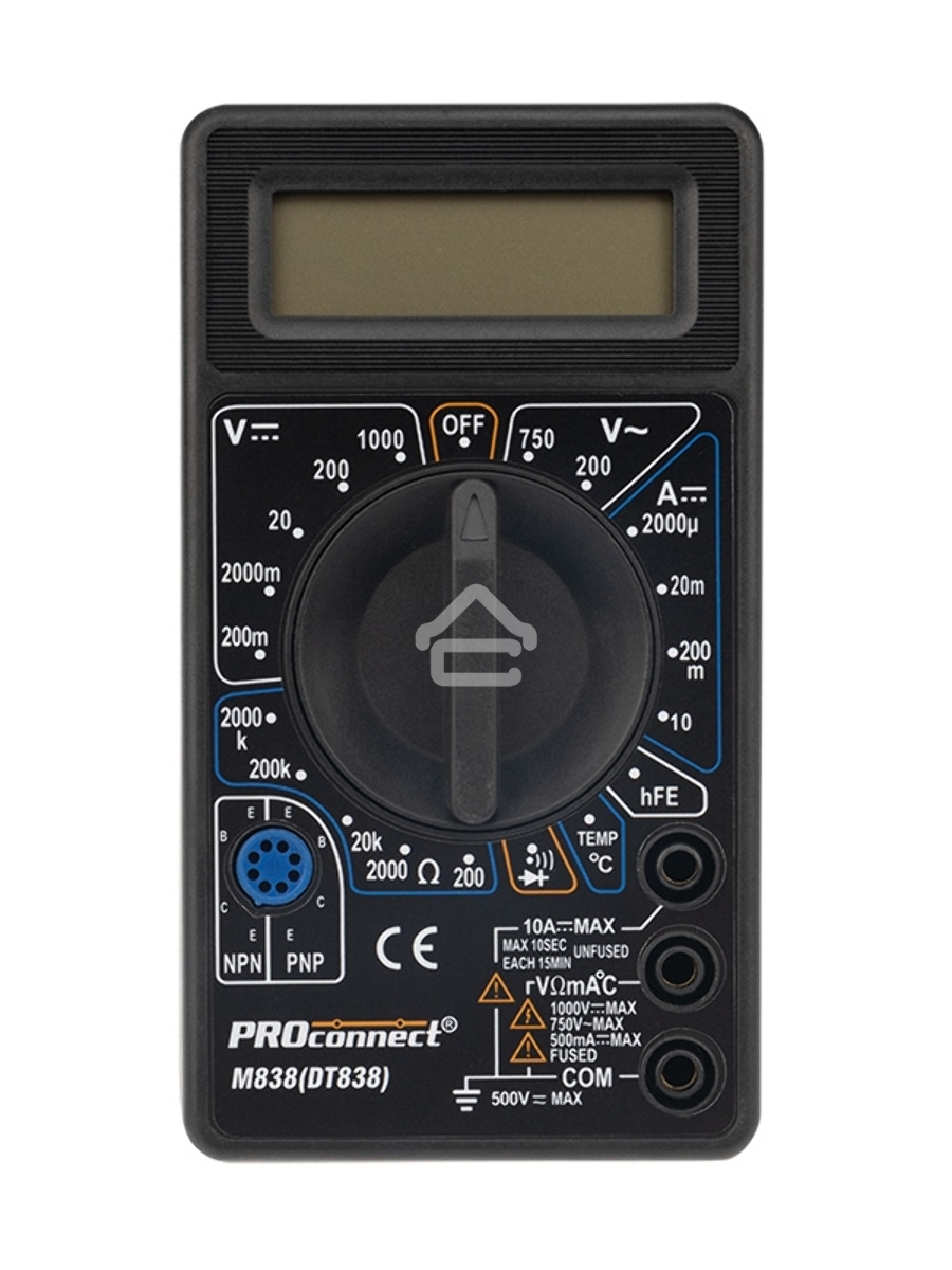 Портативный мультиметр M838 (DT838) PROconnect